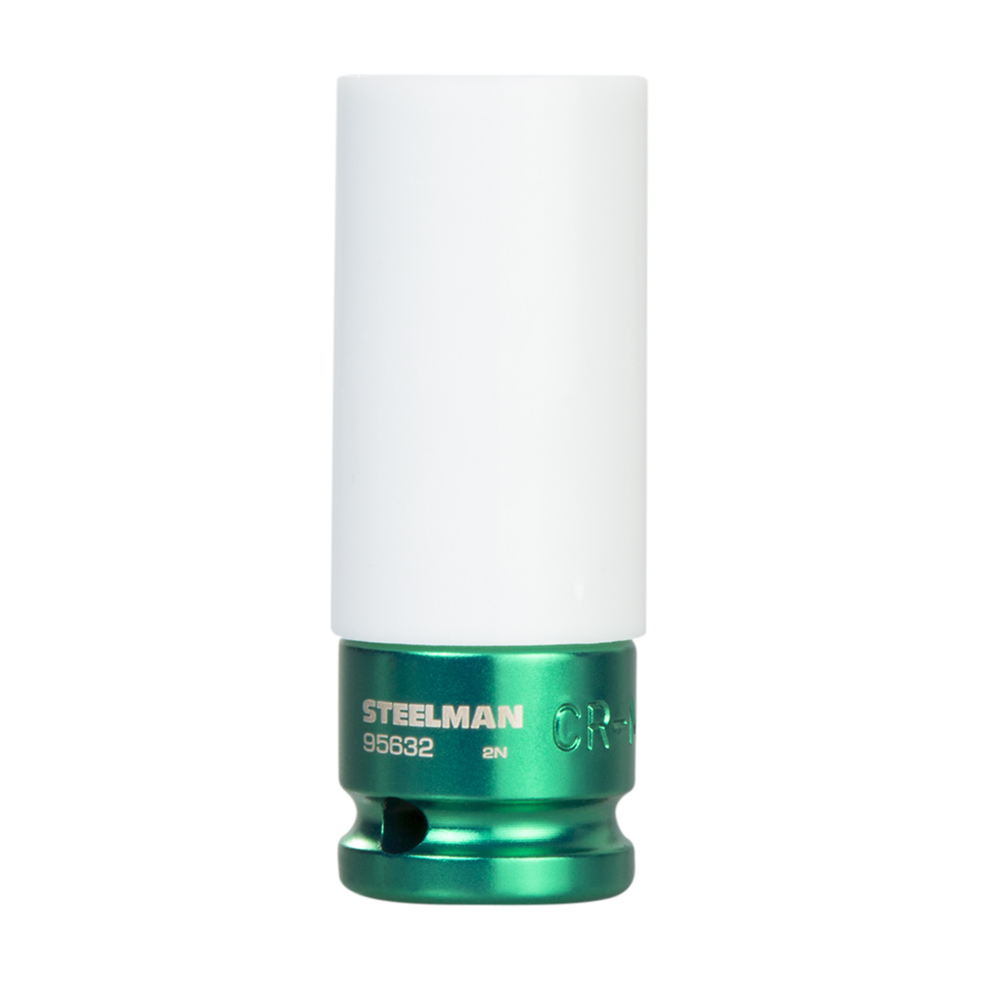 STEELMAN 22mm Nylon Sleeved Socket (Green), Model# 95632